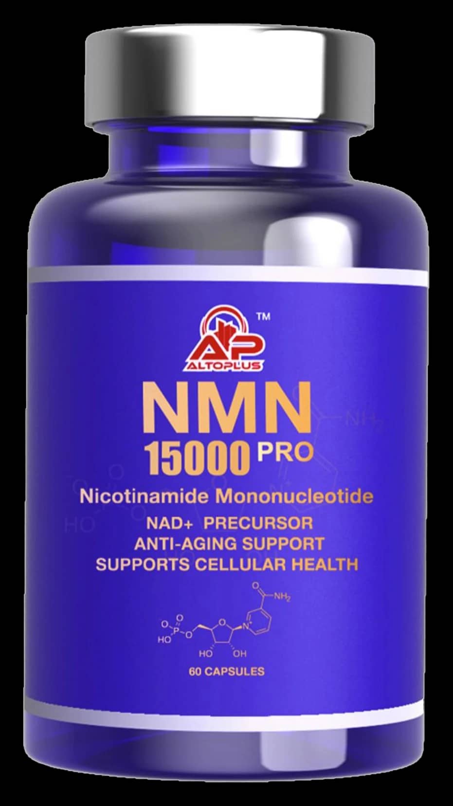 ALTOPLUS NMN 15000 PRO — NMN · NAD⁺ 前体补充