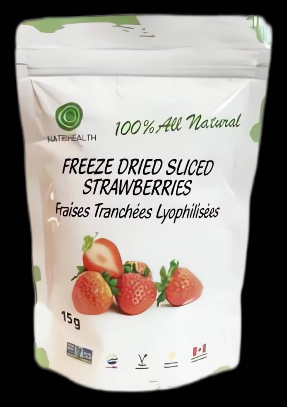 Freeze-Dried Sliced Strawberries